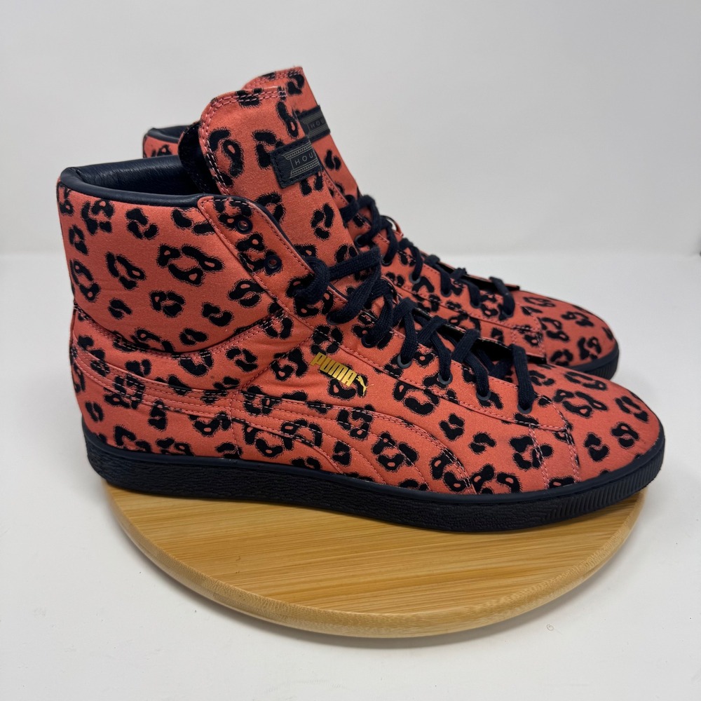Puma‎ House of Hackney Suede Mid Leopard Coral Mens 13 358464-01 | Sneakers Rare - Picture 3 of 12